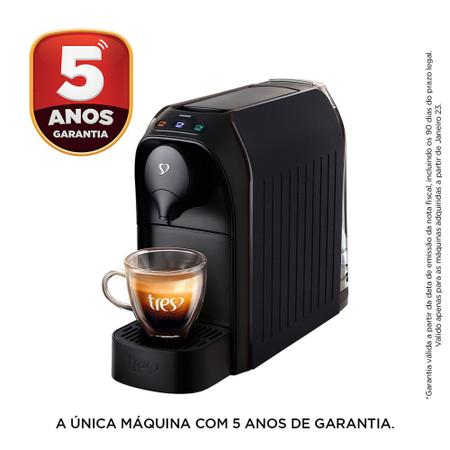 Imagem de Máquina de Café Expresso Três Corações Passione Preta - 127V