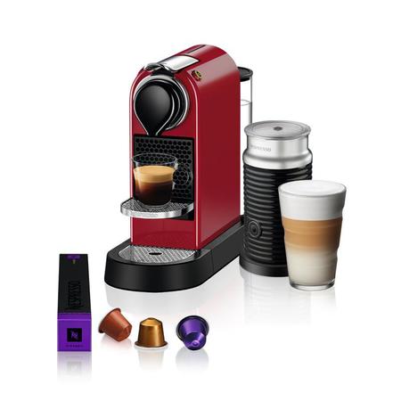 Imagem de Máquina de Café Nespresso Citiz C113 Vermelho Cereja com Aeroccino 3 220V