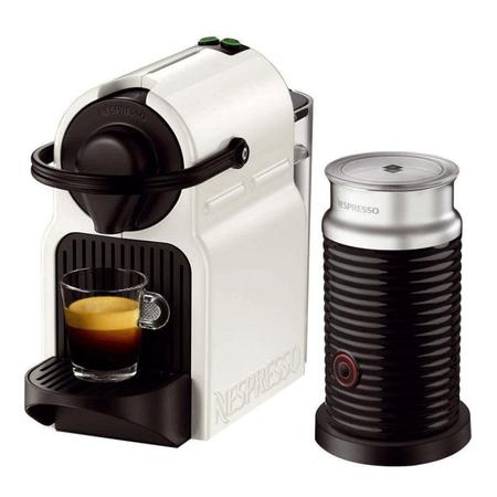 Imagem de Máquina de Café Nespresso Inissia Branca 220v com Aeroccino Refresh