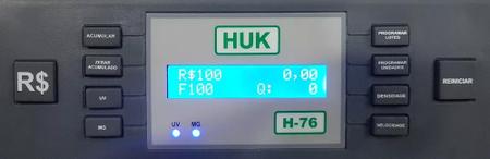 Imagem de Máquina de Contar Dinheiro Cédulas Huk H-76 Detecta Cédulas