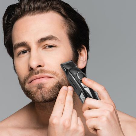 Maquina De Cortar Cabelo Barba E Aparador De Pelos Mega Compras