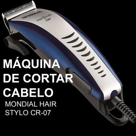 Imagem de Máquina de Cortar Cabelo Mondial Hair Stylo CR-07 4 pentes