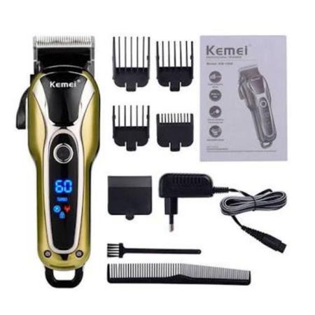 Imagem de Maquina De Corte Kemei Km 1990 + Kemei Shaver