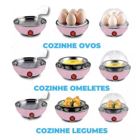 Imagem de Maquina De Cozinhar Ovos Elétrica Egg Cooker