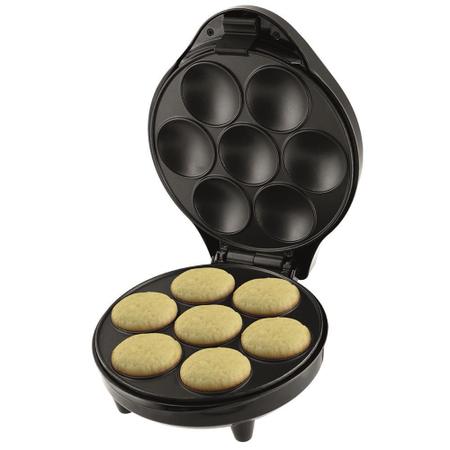 Imagem de Máquina de Cupcake Britânia Cupcake Maker 3, para 7 Cupcakes, Preta - 110V