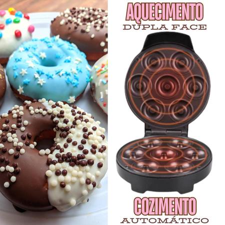 Imagem de Maquina De Donuts Antiaderrente Assa 7 Mini Rosquinhas Donut