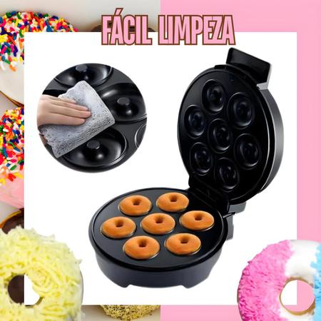 Imagem de Maquina De Donuts Antiaderrente Assa 7 Mini Rosquinhas Donut
