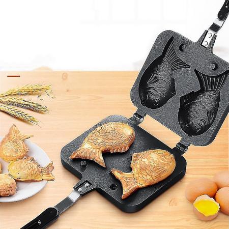 Máquina de fazer panquecas em forma de peixe, panela de waffle, ferramentas  para bolos domésticos - HUOGUO - Modelador de Hambúrguer - Magazine Luiza