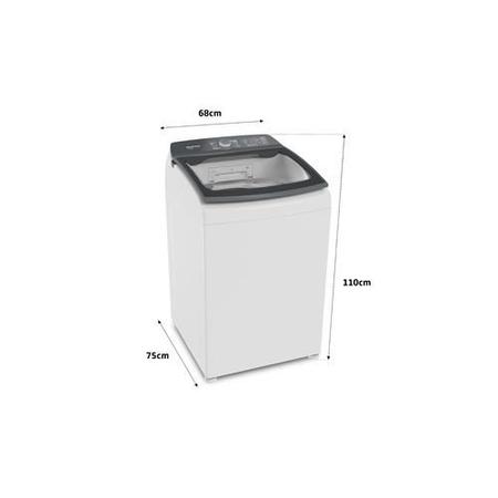 Imagem de Máquina de Lavar com Painel Digital e Ciclo Antibolinha Para Roupas Delicadas Brastemp - 17Kg 127V