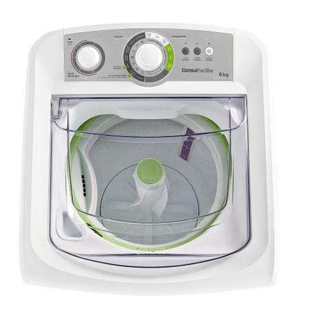 Imagem de Máquina de Lavar Consul 8kg Lavagem Econômica e Nível Fácil de água e sabão