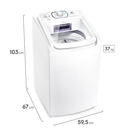 Imagem de Máquina de Lavar Electrolux 11kg Branca Essential Care com Easy Clean e Filtro Fiapos (LES11)