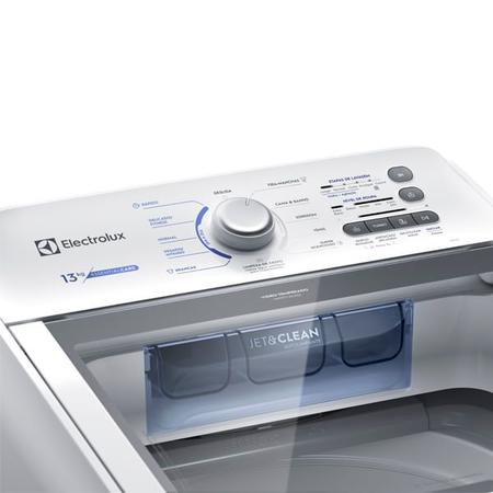 Imagem de Máquina de Lavar Electrolux 13kg Branca Essential Care com Cesto Inox e Jet&Clean (LED13)