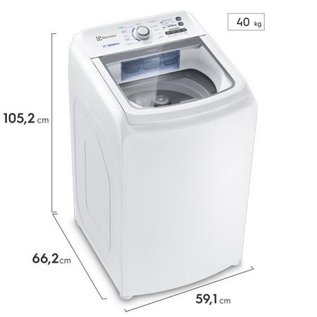 Imagem de Máquina de Lavar Electrolux 13kg Branca Essential Care com Cesto Inox e Jet&Clean (LED13)