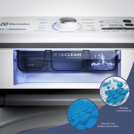 Imagem de Máquina de Lavar Electrolux 14kg Essential Care LED14 com Cesto Inox Branca 127V