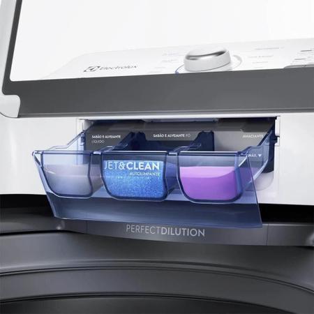 Imagem de Máquina de Lavar Electrolux 17Kg Branca Essential Care com Cesto Inox  LED17