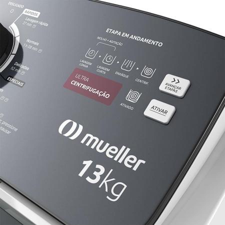 Imagem de Máquina de Lavar Mueller 13kg com Ultracentrifugação e Ciclo Rápido MLA13