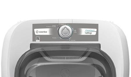 Imagem de Máquina de Lavar Roupas 12 Kg Semiautomática Comfort Branca - Wanke