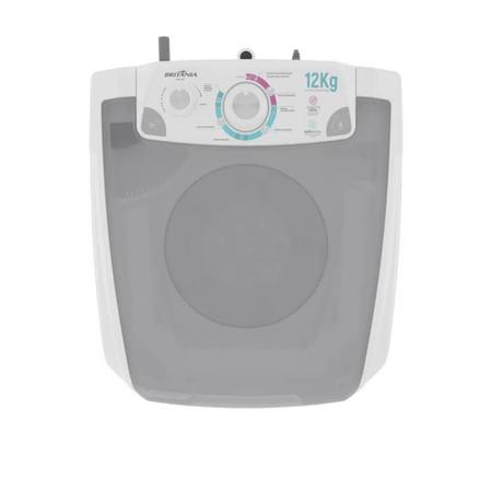 Imagem de Maquina de lavar Semiautomática 12kg 7 Programas de Lavagem, 510w, Britânia - BLRS120B