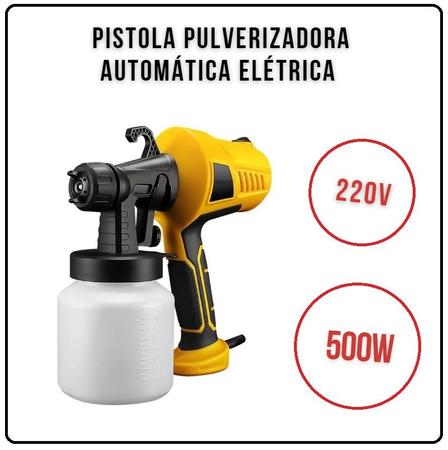 Imagem de Máquina De Pintura Elétrica Pulverizadora 500w Bico Plástico Paint 220v