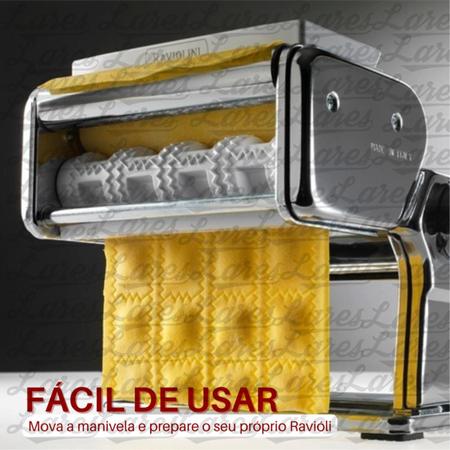 Imagem de Maquina de ravioli manual com cortador inox dasshaus