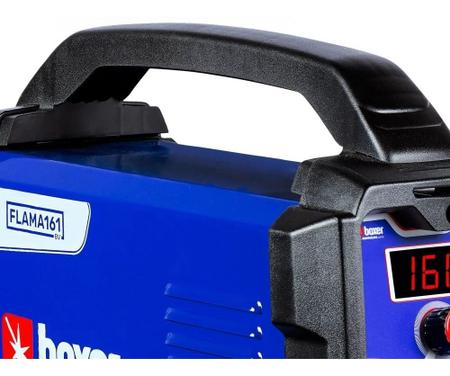 Imagem de Máquina de solda inverter Boxer Flama 161 BV azul e preta 110V/220V