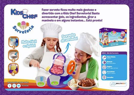 Máquina De Sorvete Infantil - Kids Chef - Sorveteria - Multikids