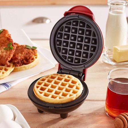 Máquina de Waffle Elétrica Mini: Para Waffles e Panquecas Crocantes -  generic - Máquina de Waffle - Magazine Luiza