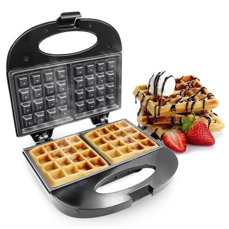 Imagem de Maquina Elétrica Waffle Gourmet Antiaderente 220 Volts