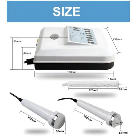 Imagem de Máquina Facial Ultrassônica 3 em 1 - Remoção de Verrugas, Manchas e Tatuagens