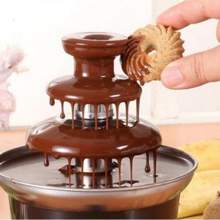 Imagem de Máquina Fondue Profissional Chocolate Fonte Elétrica 110V Ou 220V