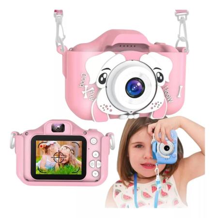 Imagem de Máquina Fotográfica Infantil Digital Vídeos Hd Fotos Jogos