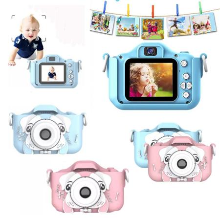 Máquina Fotográfica Infantil Digital Vídeos Hd Fotos Jogos