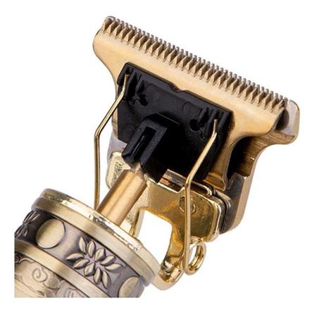 Imagem de Maquina Profissional de Barbear Caveira Vintage Portátil Cortar Cabelo Aparador Profissional barbeador acabamento