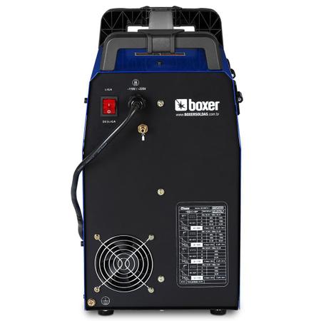 Imagem de Maquina Solda Inversora Mig Flex 160 Bivolt 110/220V Boxer Multiprocesso Tocha Para Soldar Aluminio