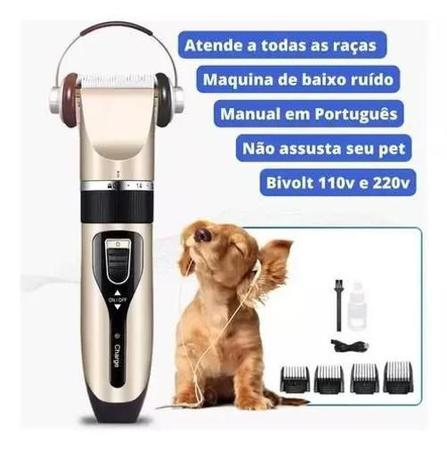 Imagem de Máquina Tosa Profissional Pets Pequeno E Grande Porte