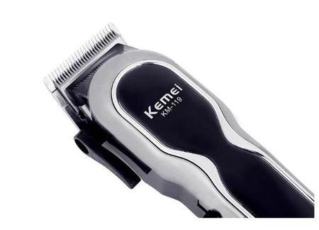 Maquininha De Cortar Cabelo Kemei 4 Pentes Guia Imagem de Maquininha De Cortar Cabelo Kemei 4 Pentes Guia