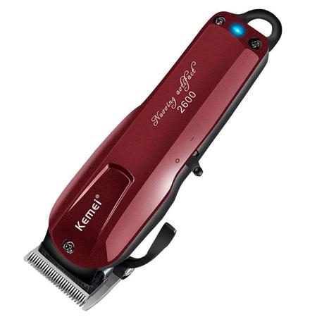 Maquininha De Cortar Cabelo Profissional Kemei 2600 Bivolt - Laurus Imagem de Maquininha De Cortar Cabelo Profissional Kemei 2600 Bivolt