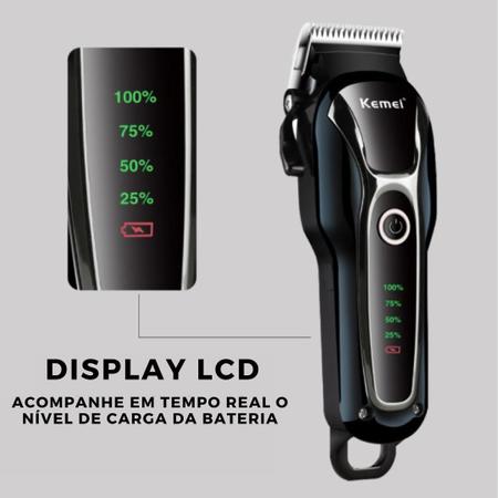 Maquininha De Tosa Pet Bivolt Profissional Kemei Km-1991 Imagem de Maquininha De Tosa Pet Bivolt Profissional Kemei Km-1991