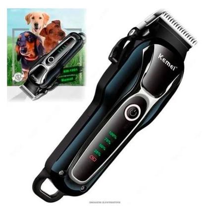 Maquininha De Tosa Pet Bivolt Profissional Kemei Km-1991 Imagem de Maquininha De Tosa Pet Bivolt Profissional Kemei Km-1991