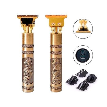 Maquininha Dragon Retro Ultra Afiado Barba Profissional - Bellator Imagem de Maquininha Dragon Retro Ultra Afiado Barba Profissional