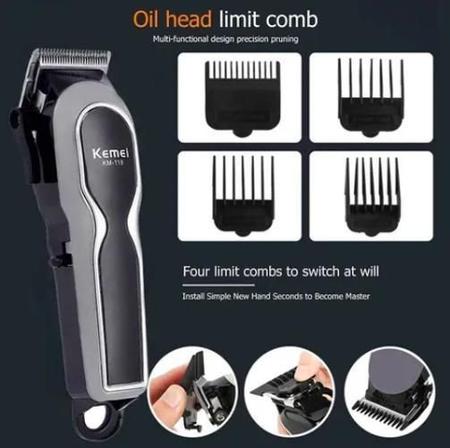 Maquininha Para Barbeiro Profissional Kemei Km119 Imagem de Maquininha Para Barbeiro Profissional Kemei Km119
