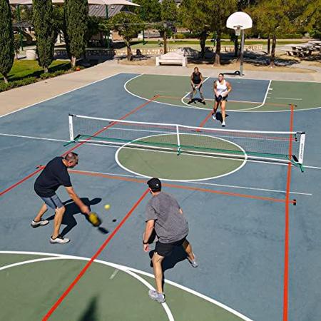 Imagem de Marcação de Quadra Pickleball Portátil - Original - Dimensões Quadra - Sem medir