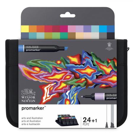 Imagem de Marcador Promarker Designer Winsor 24 Cores Para Ilustração