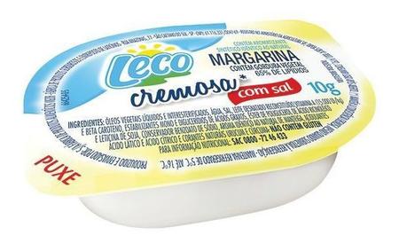 Imagem de Margarina Com Sal Leco Cremosa Blister  10g Cx 192 Un