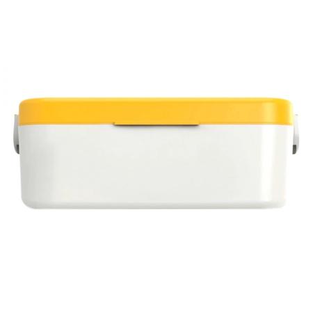 Imagem de Marmita Bento Box Simples 600 Ml com Colher + Garfo e Faca  Anodilar 