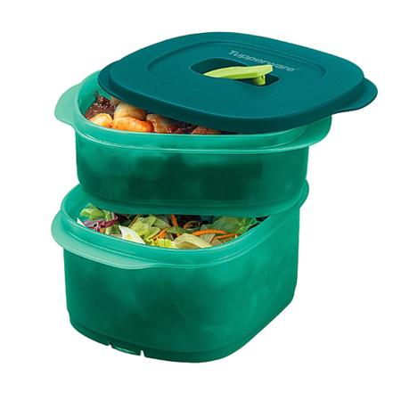 MARMITA CRISTALWAVE QUADRADA GERAÇÃO ll EMPILHAVEIS VERDE DA TUPPERWARE - Tupperware Imagem de MARMITA CRISTALWAVE QUADRADA GERAÇÃO ll EMPILHAVEIS VERDE DA TUPPERWARE