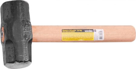 Imagem de Marreta oitavada 2,0 kg com cabo de madeira VONDER 3078002000