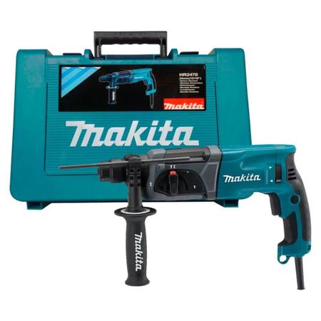 Imagem de Martelete Perfurador Rompedor Makita 800W Com Acessórios 220V HR2470X21