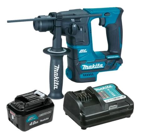 Imagem de Martelete Rotativo Sds Plus A Bateria 12v 4ah Hr166dz Makita Com Carregador Bivolt