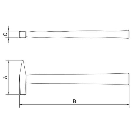 Imagem de Martelo de pena 300g tramontina